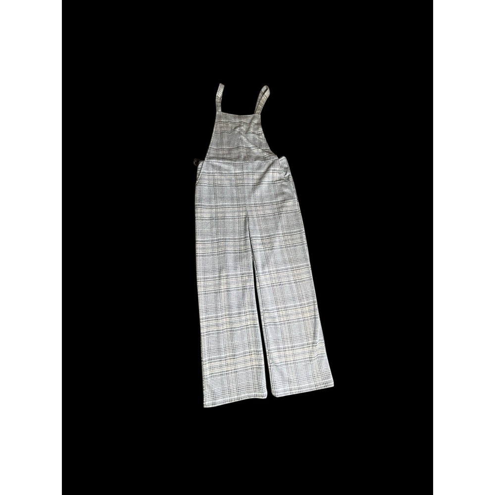 Potters Pot W Overalls Medium Houndstooth Made In USA Soft Knit‎